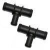Pickup Truck SUV 2 x Tee Heater Inlet Hose 3-Way 3/4"-5/8"-3/4" (2000-2023)