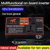 1500W Power Inverter Adapter Converter 12V/24V to 110V/220V Car Charger Trip