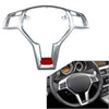 Mercedes A C E SLK CLA CLS GLA Steering Wheel Frame Trim Cover Silver