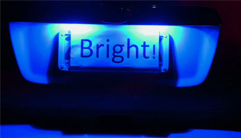 Holden Commodore VT VX VY VZ VE Bright Blue LED Number Plate Lights