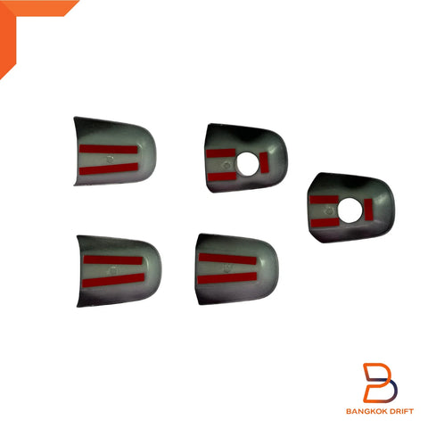 Mitsubishi Triton Ute, Pajero Sport Matte Black Door Handle Cover Trim (05-23)