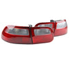 Honda Civic EG / EH 2 x Red & White Tail Light Lamps (1992-1995)