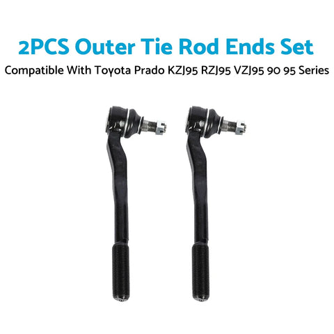 Toyota Prado KZJ95 RZJ95 VZJ95 Outer Tie Rod Ends Set (1996-2002)