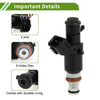 Honda Civic Si 2.0 (2006-2011) Black Fuel Injector 1 x No.16450RBB003