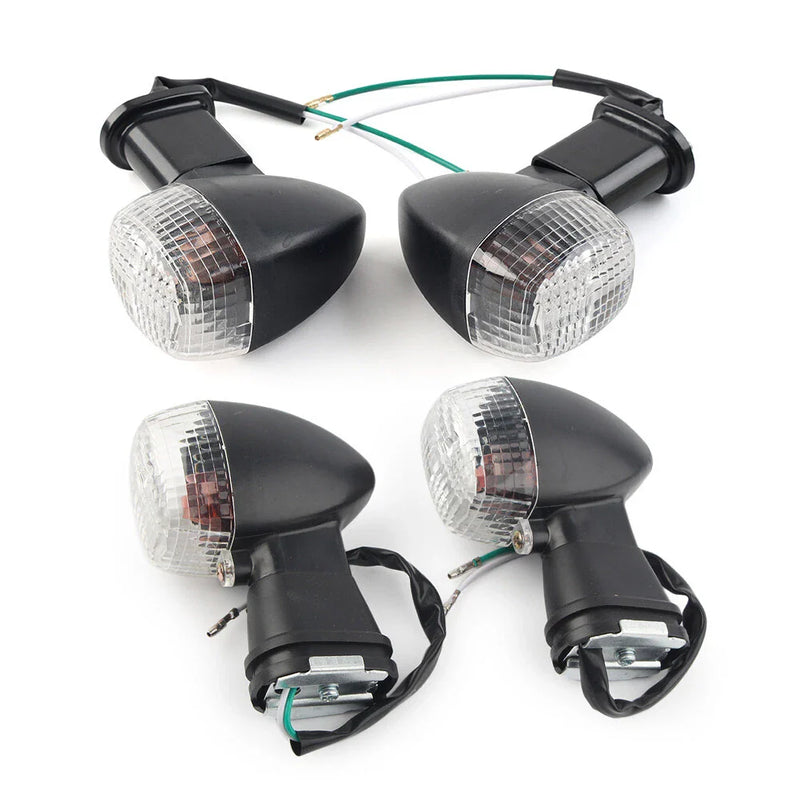 Kawasaki Ninja ZX7R ZX9R ZX12R Clear Front Rear Turn Signal Indicator Lights