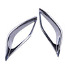 Toyota Highlander Chrome Rear Bumper Fog Light Covers (2020-2022)