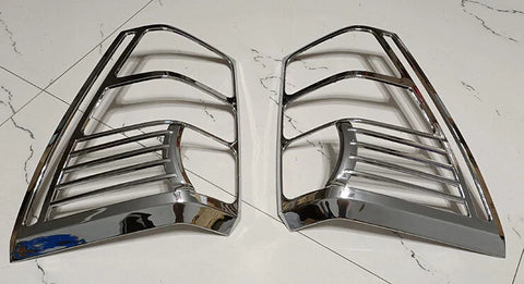 Suzuki Grand Vitara (2006-2013) 2 x Chrome Rear Tail Light Lamp Cover Trim