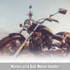 Motorcycle M6 Threaded Bolt 25mm Ball Mount Portable Tripod Ball Adapter