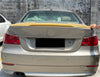 BMW E60 5 Series Sedan Rear M4 Style Spoiler Wing Unpainted (2003-2010)