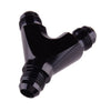 Universal Vehicles 8AN 3-Way Y Block Fuel Fitting Adapter