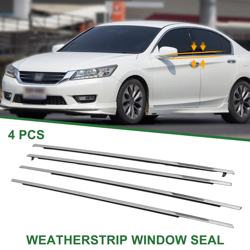 Honda Accord 4pcs Weatherstrip Window Seal (2003-2007)