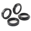 4 x Black 43x55mm Motorcycle Front Fork Damper Shock Absorber Seal