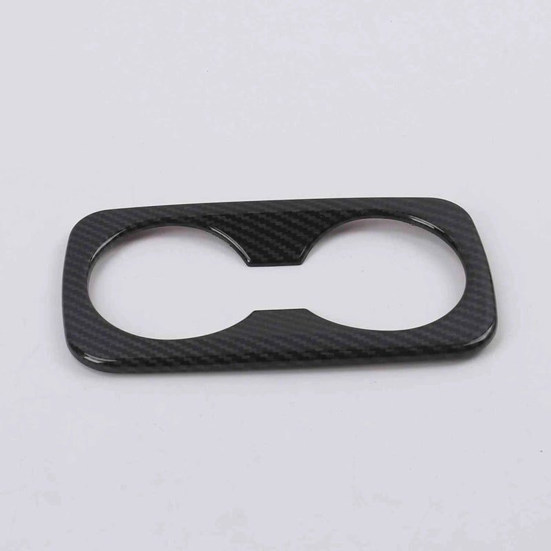 Hyundai Tucson Rear Water Cup Holder Lid Carbon Fiber Cover Trim (2016-2020)