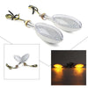 Make & Model 2 x Universal Motorcycle Chrome LED Turn Signal Indicators