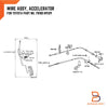 Toyota Hilux Ute Throttle Cable Assembly (LN50, LN55, LN65)