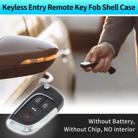 Chevrolet Camaro Equinox 4 Buttons Key Fob Shell Case Keyless (2010–2019)