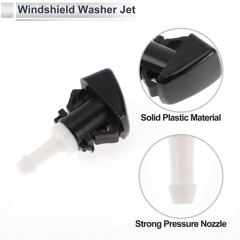 Dodge Black White 1 Set Windshield Washer Nozzle
