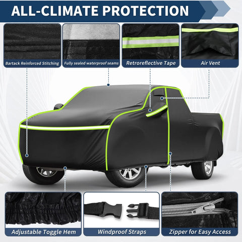 Chevrolet Silverado Crew Cab 6.6ft Short Bed Waterproof Car Cover (2000-2018)