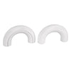 Ford F-150 White Front Bumper Tow Hook Trailer Cover Trim (2004-2024)