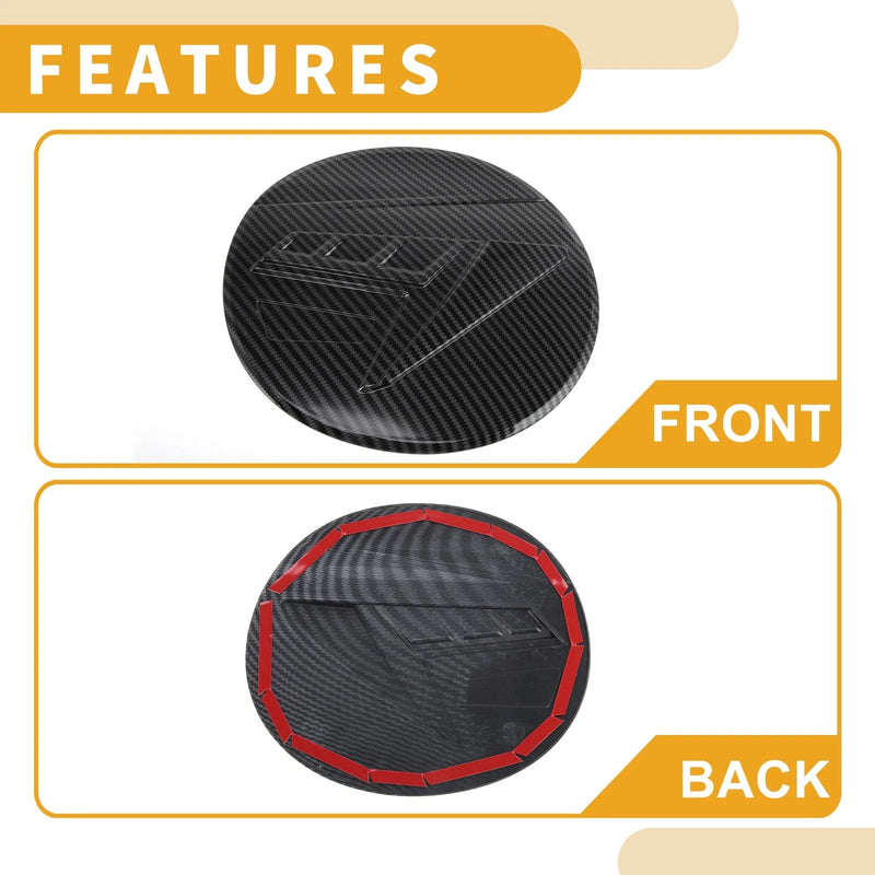 Subaru Outback 2021-2025 Carbon Fiber Black Fuel Tank Door Cap