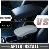 Chevrolet Blazer - Faux Leather Neoprene Gray Center Console Cover Pad