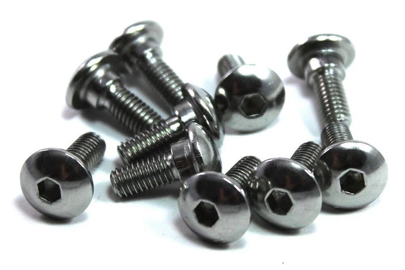 Suzuki GSX-R 10x m6 x 16mm Inoxidable carenado tornillos 4mm hombro