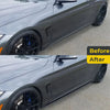 BMW 3 Series E90 E92 E93 Gloss Black Side Skirts Splitter Extension (2005-2013)