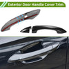 Hyundai Tucson (2022-2024) Carbon Fiber Black Exterior Door Handle Cover Trim