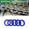 Oil Seal 50x72x12mm Rotary Shaft Seal TPU Blue 5 Pcs