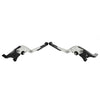 Yamaha FJR 1300, XJR1300 CNC Silver Extendable Brake Clutch Levers (04-20)