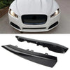 Jaguar XF Black Front Bumper Side Grille Insert Covers (2012-2015)