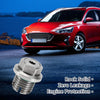 Car & Motorcycle – Silver Tone 1 Set Copper Oil Drain Plug with Gasket