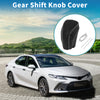 Toyota Camry 1pc / Car Gear Shift Knob Cover Black Gray Leather (2018–2024)