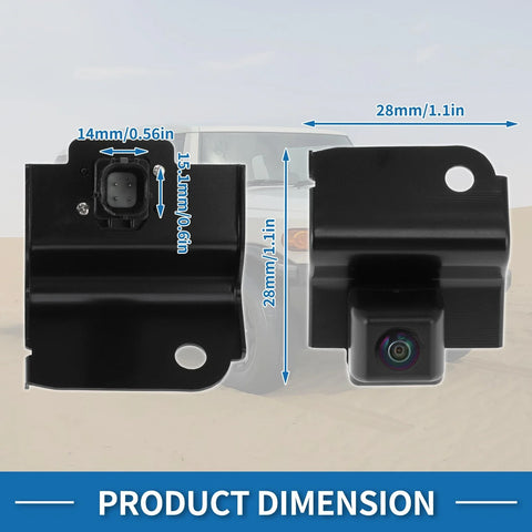 Chevrolet Avalanche Rear View Park Assist Backup Camera (2007 - 2008)