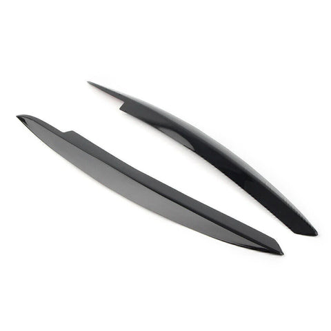 VW Golf VI MK6 2008-2013 Black Headlight Eyelid Covers (2008-2013)