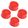 Outdoor Use 4 x Gas Can Solid Base Cap Coarse Thread