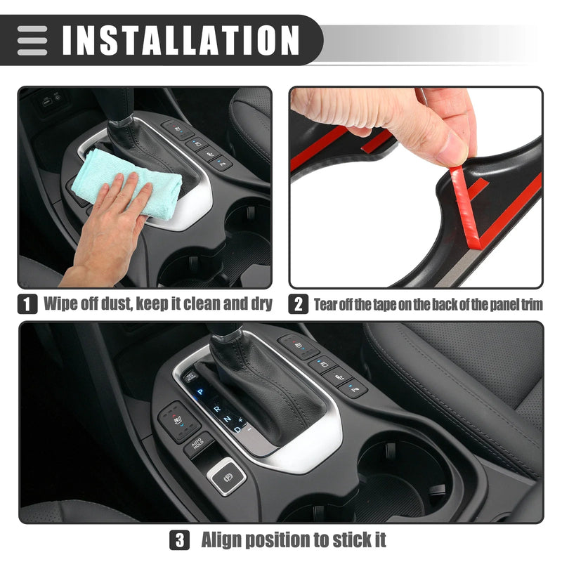 Dodge Durango Carbon Fiber Central Control Gear Shift Panel Trim (2018-2020)
