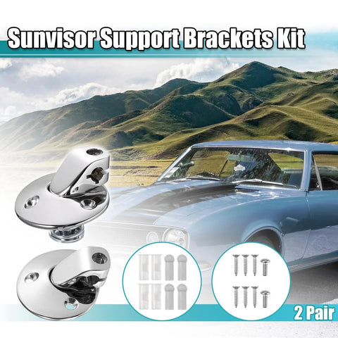 Buick Chevrolet 2 x Sunvisor Support Brackets (1964–1973)