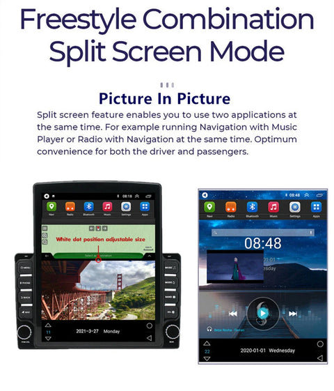 Chevrolet Camaro 9.7" Vertical Car Stereo Radio Navigation (2008-2015)