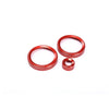Range Rover Sport 2015-2018 Red Volume Air Condition Buttons Knob Cover Ring