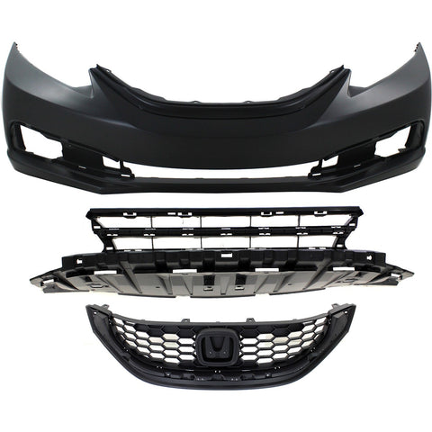 Bumper Kit For 2013-2015 Honda Civic HF LX Models Sedan