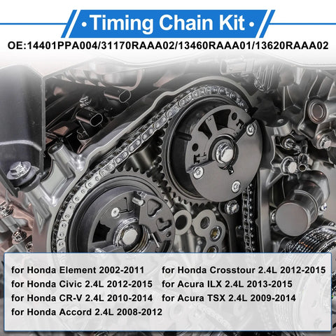 Honda CR-V Accord Civic Acura ILX TSX Timing Chain Kit (2012-2016)