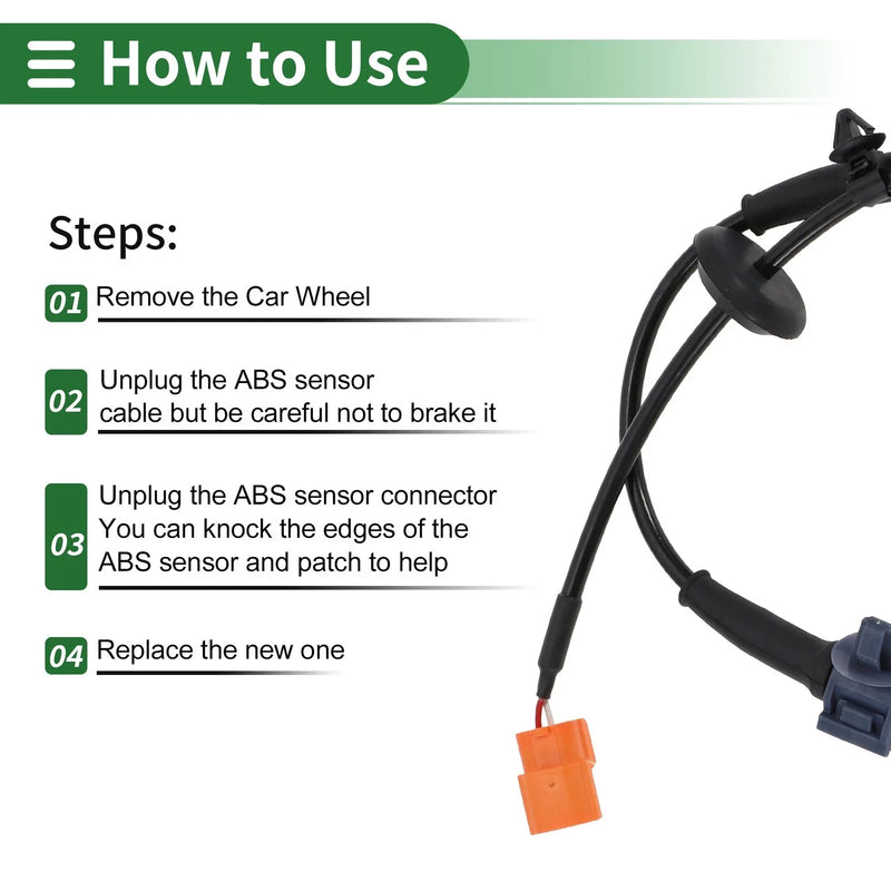 Honda City GD6 ABS Wheel Speed Sensor (2007-2008)