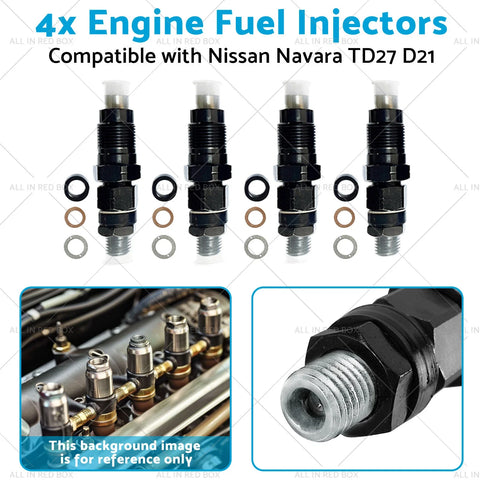 Nissan Navara TD27 D21 4 x Engine Fuel Injectors (1988-1997)