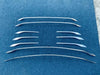 Toyota Harrier Venza Front Central Grille Decor Molding Steel Trim (2020-2024)