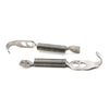 Car Aluminum Alloy Bonnet Hook Pin Lock Latch Fastener (Silver)