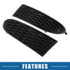 Dodge Journey 2011-2020 Black Front Fog Light Cover Grille (Set of 2)