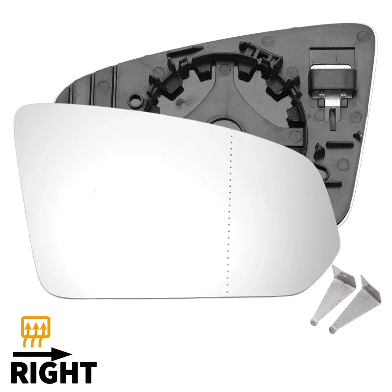 Volvo S90 V60 V90 Right Side Heated White Mirror Glass (2016-2020)