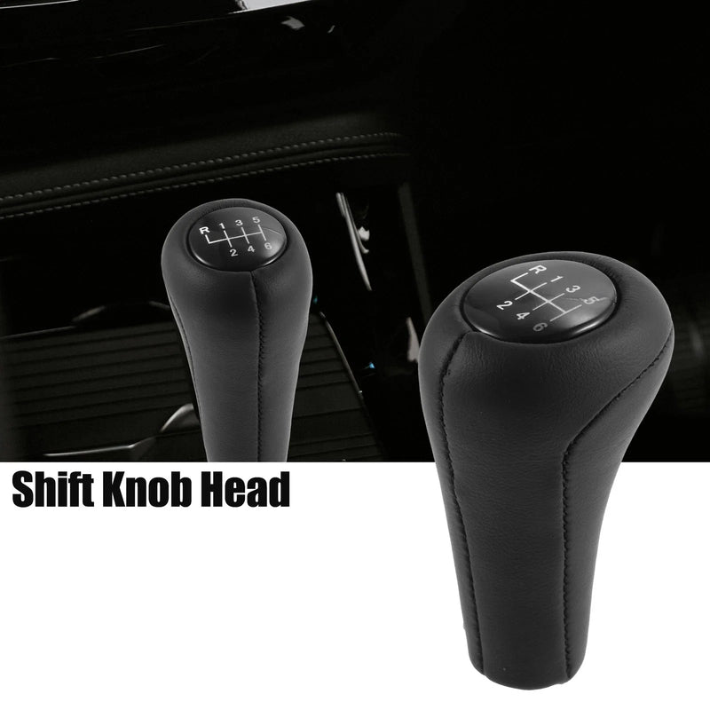 BMW 6-Speed Manual Gear Shift Knob Faux Leather Black