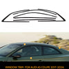 Audi A5 S5 RS5 6 x Chrome Black Window Strip Trims (2017-2024)